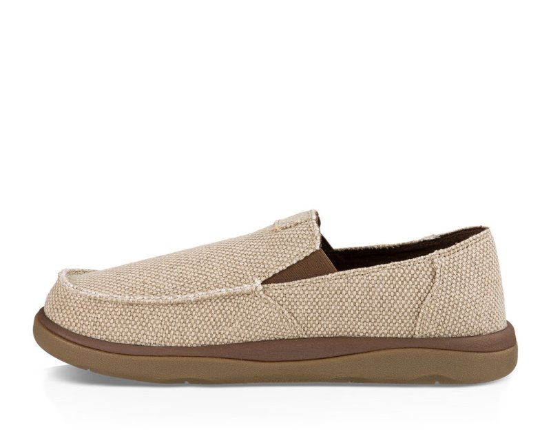 Sanuk Vagabond Tripper Men's Sidewalk Surfers Beige | Canada 205HAP